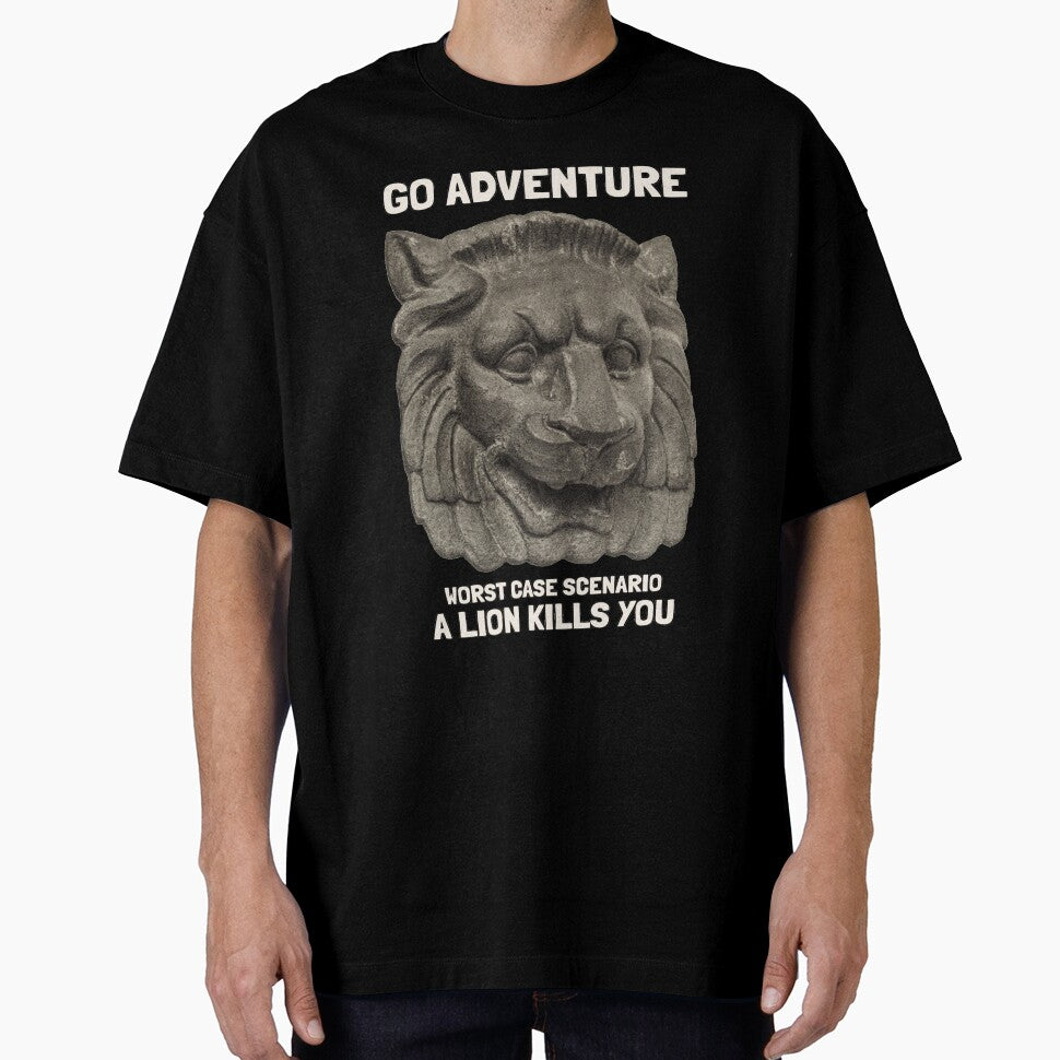 Go Adventure Worst Case Scenario You Found The Lion by KewaleeTee