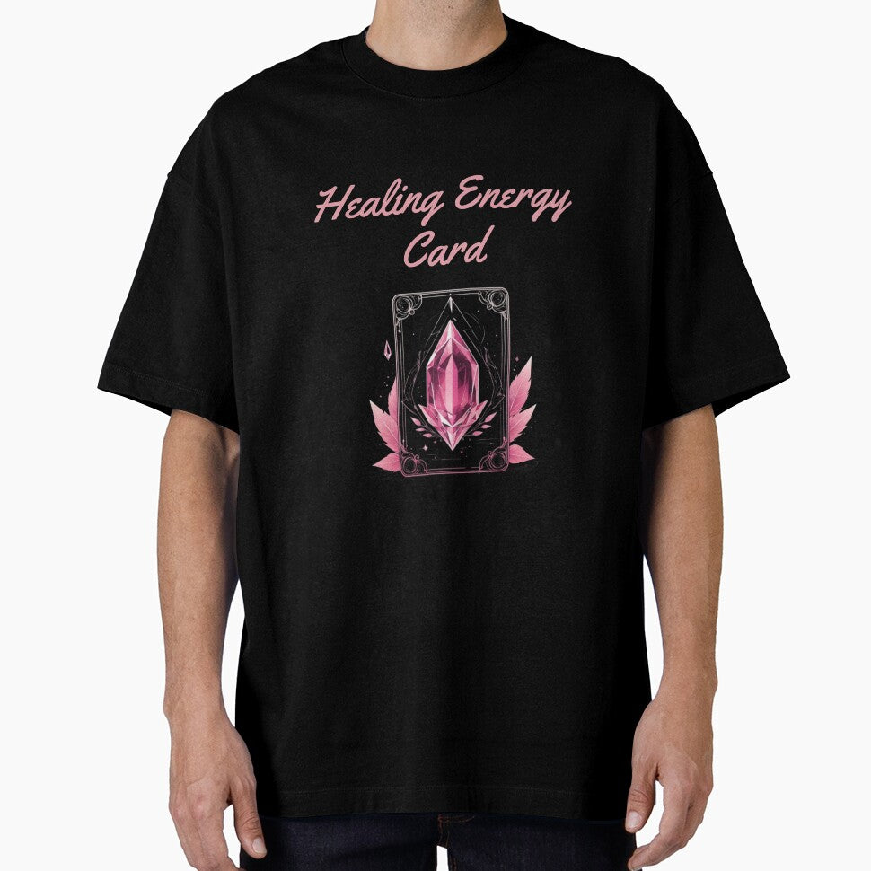 Healing Energy Pink Tourmaline Crystal Card | Stoicism Philosophy by LexaArtworks