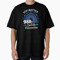 Rainbow You Matter 988 Suicide Prevention Awareness Ribbon by Soul-Inspirer
