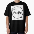 Just Breathe - Minimalist Mindfulness Quote & Meditation Art by Lainey1978