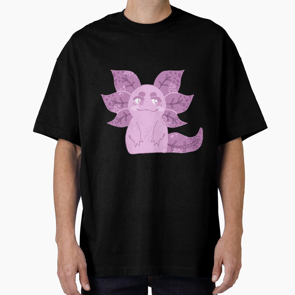 Pink Axolotl by Purplesanic