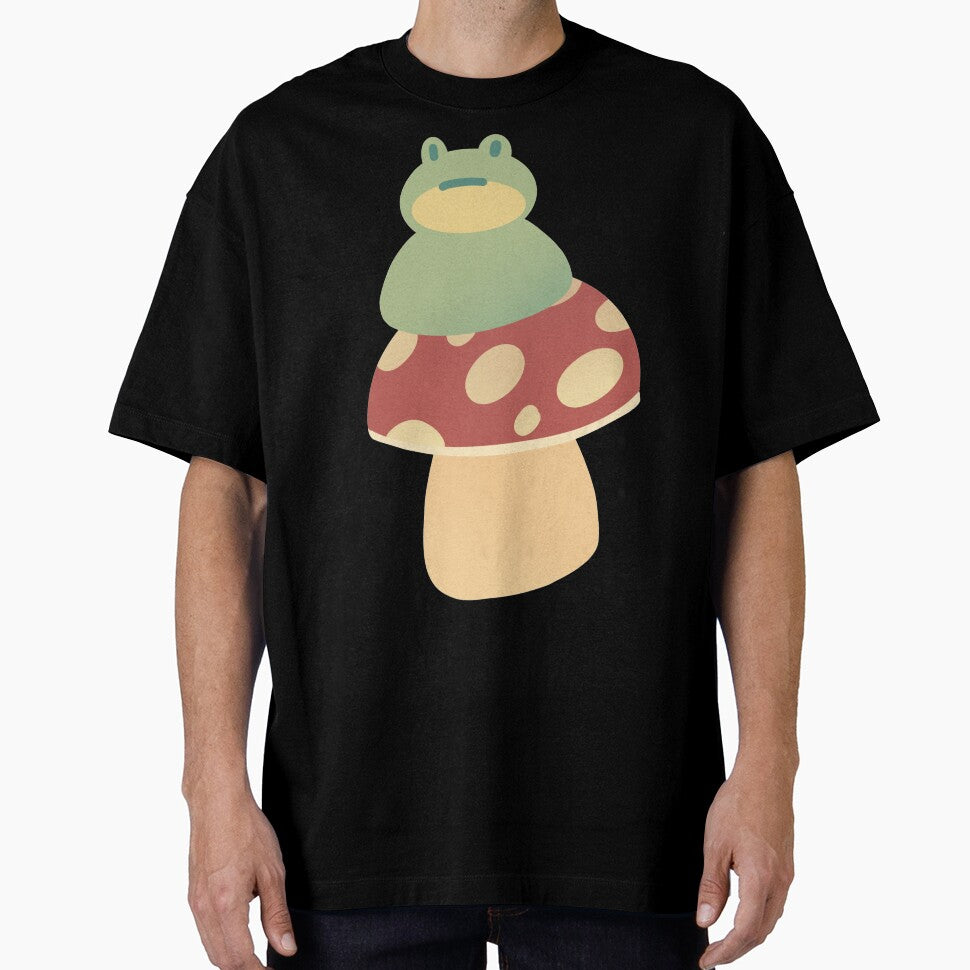 frog on a mushroom by rlamay17