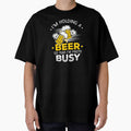 Beer Lover Master I'm Holding A Beer Busy Gift Idea by haselshirt