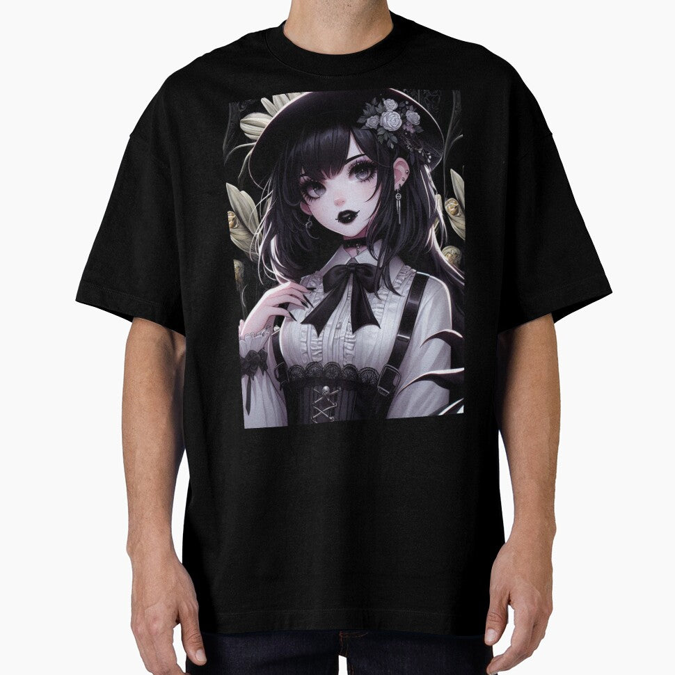 Goth anime girl by h0rr0rh0unds