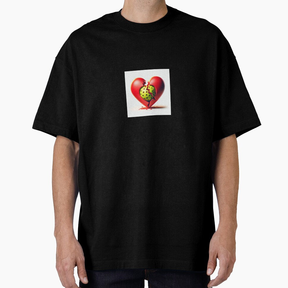Dinked My Heart – Broken Heart Pickleball Sticker by BigPickleBalls