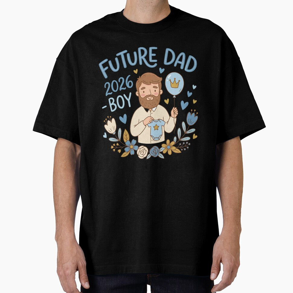 Future Dad 2026 Shirt – Baby Boy Coming Soon Pregnancy Announcement by LunaticDream