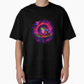 Cosmic Frog on Mushroom - Space Neon Galaxy Art by EdgeSphere