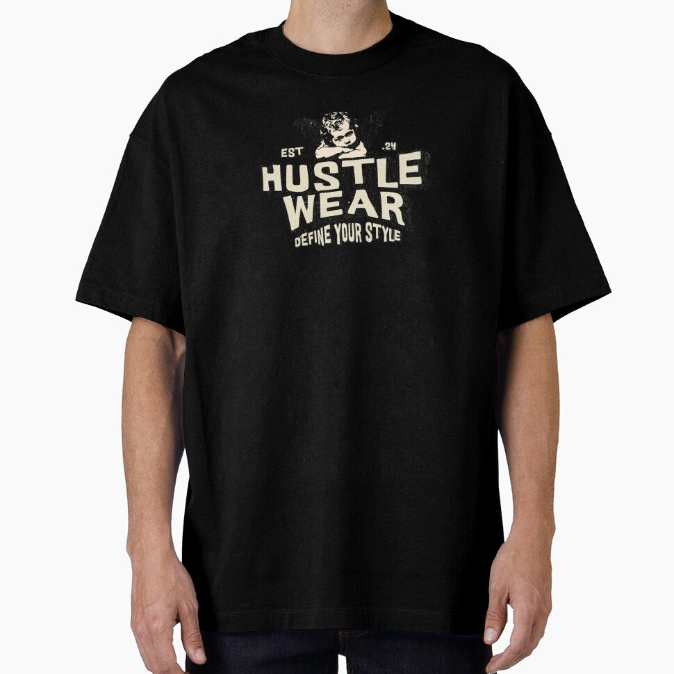 Hustle Wear – Motivational Streetwear T-Shirt by vibewear5