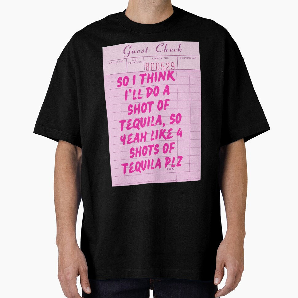 Funny Drinking Quote - One More Shot of Tequila by Zaddie A