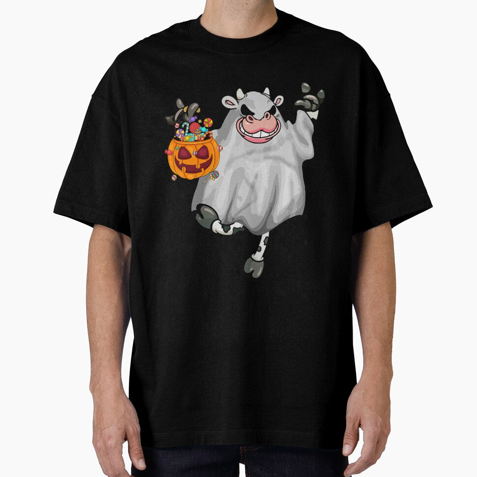 Funny Ghost Cow Halloween Costume by reginaturner