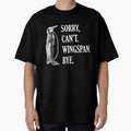 Sorry Can't Wingspan Bye Penguin (White) by smokykitten