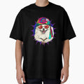 Tie Dye Hippie American Eskimo Hippiness Peace Love Dog 663 by AmelinKnowles