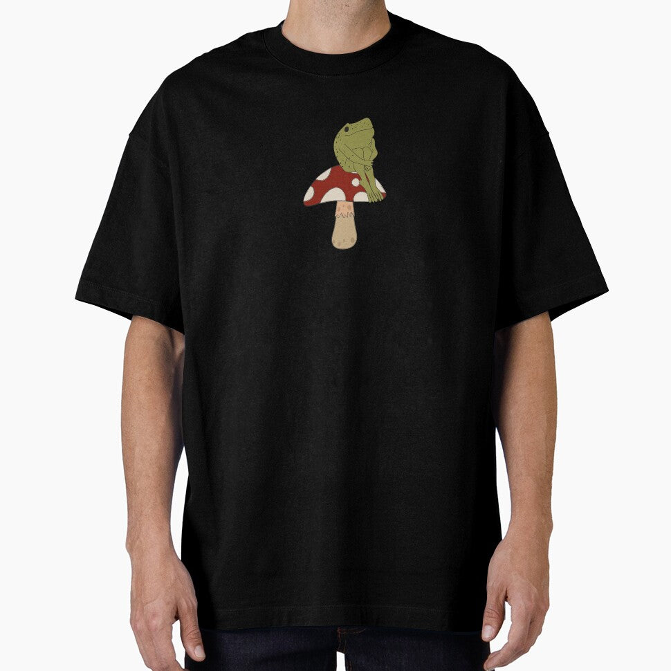 Frog On Mushroom Thinking by minstore