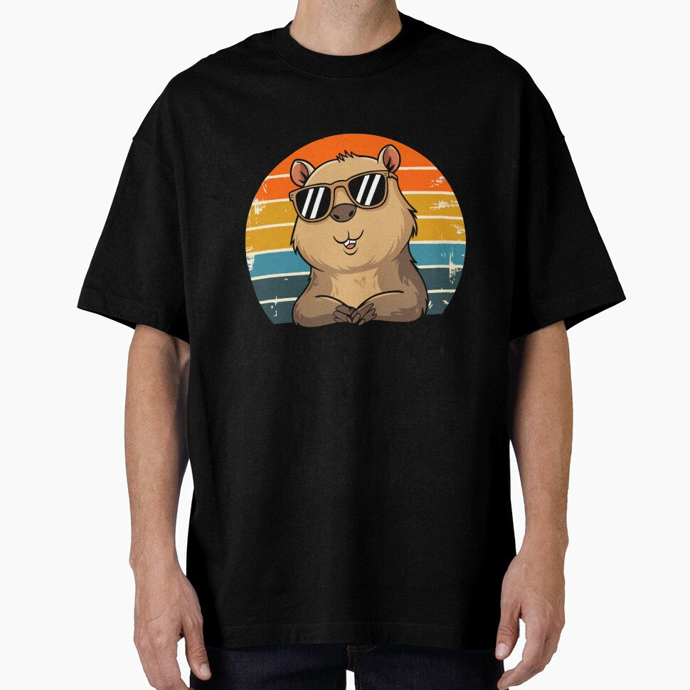 Don't Worry Be Capy Chill Capybara Vibes by Meme-shirt