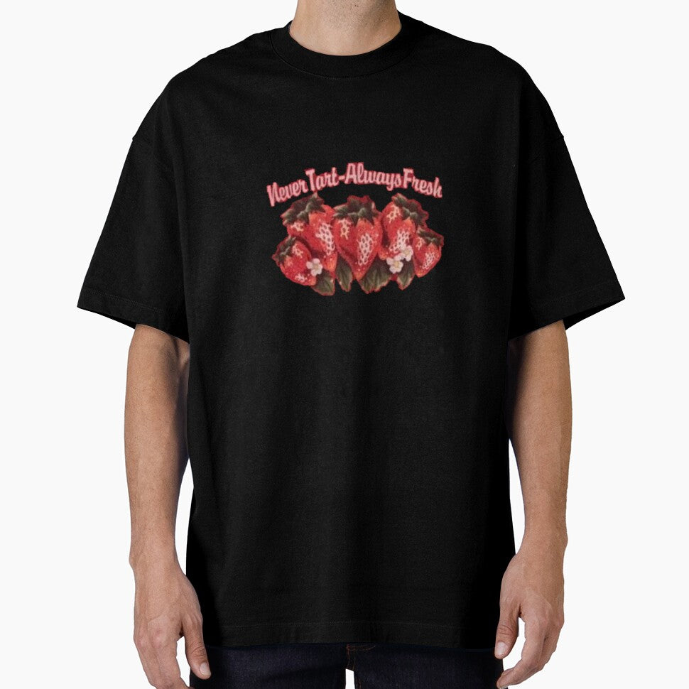 Strawberry "Never Tart-Always Fresh" 2000s Decal by -y2k-