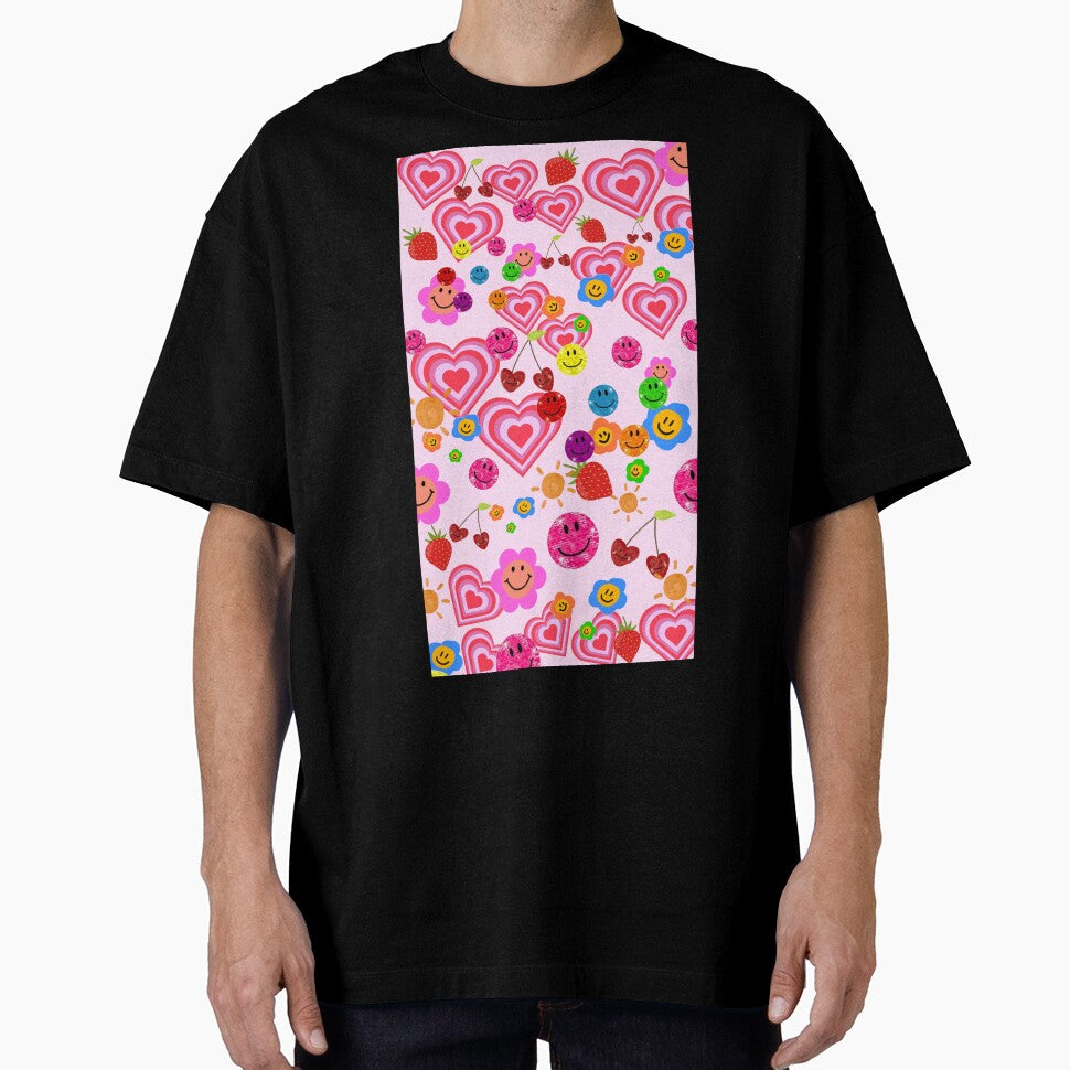 pink y2k hearts by NSdesigns55