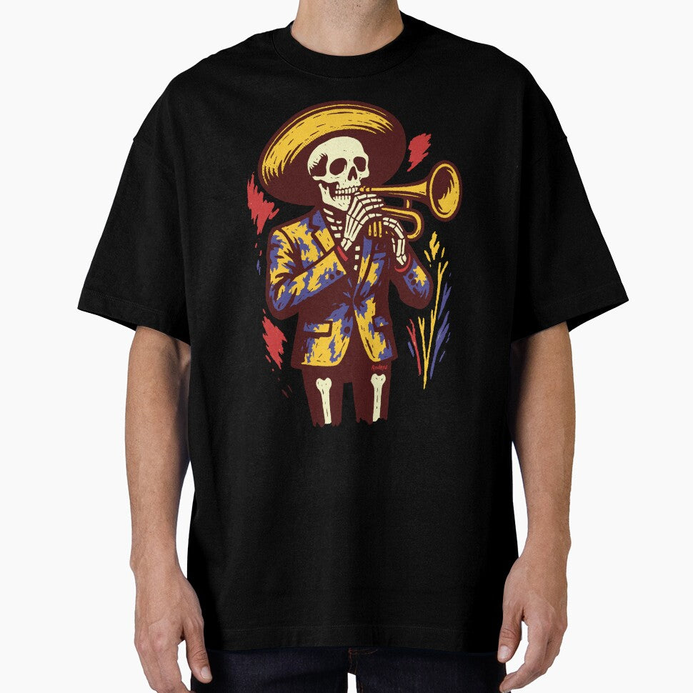 Skeleton Mariachi by andresMvalle