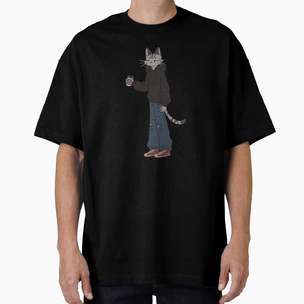 casual cat by papercreatyre