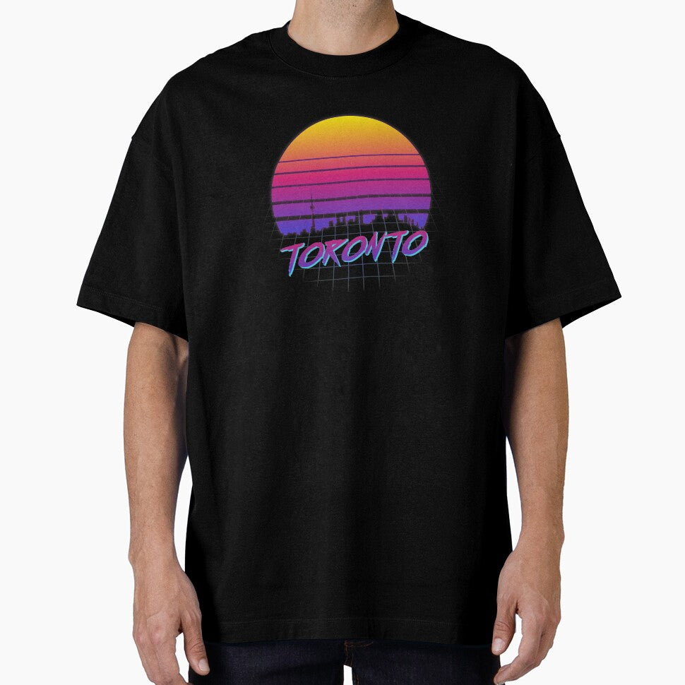 Synthwave Toronto Sunrise - Grid by BoredGames