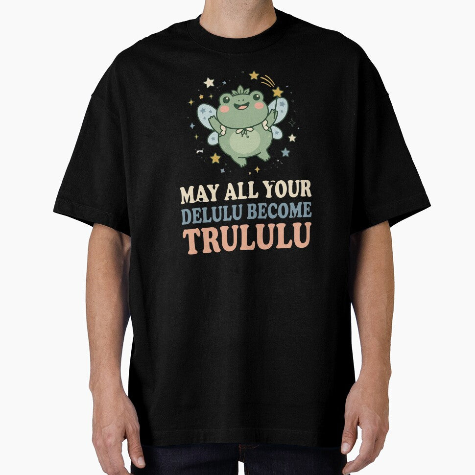 May All Your Delulu Become Trululu Fairy Frog by dudelinart