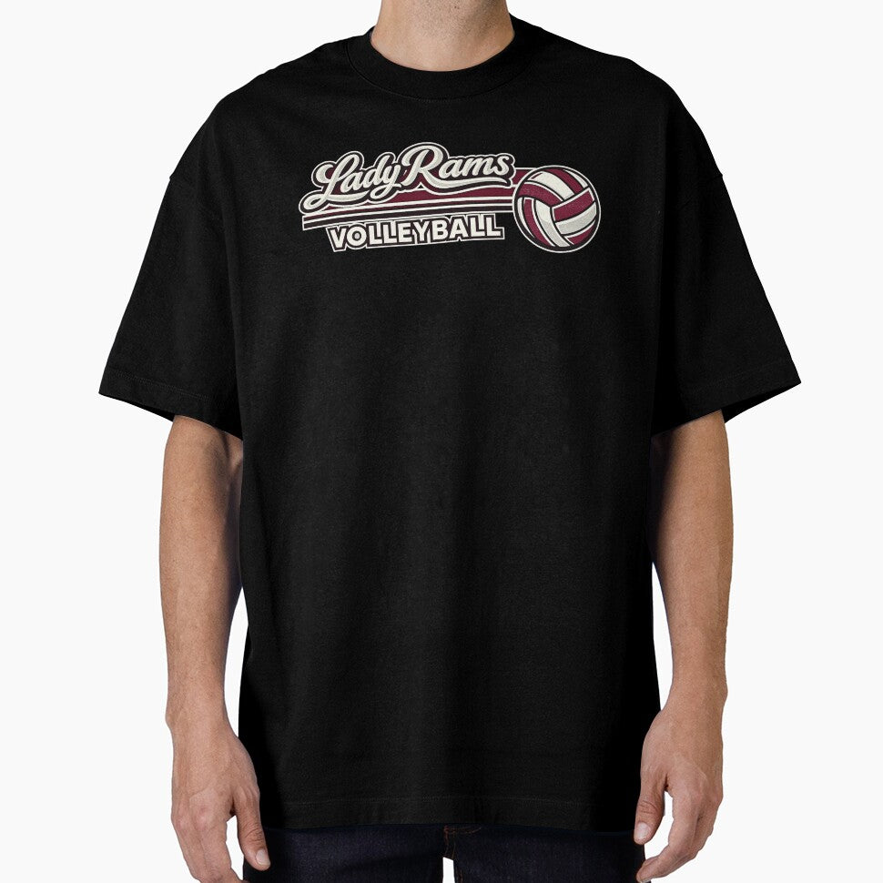 Lady Rams Retro Volleyball by bekagraham