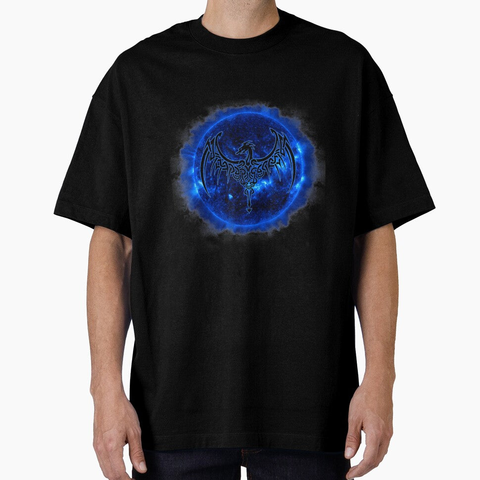 Celtic Dragon Blue Sun T Shirt Tattoo by GabrielaPeterse