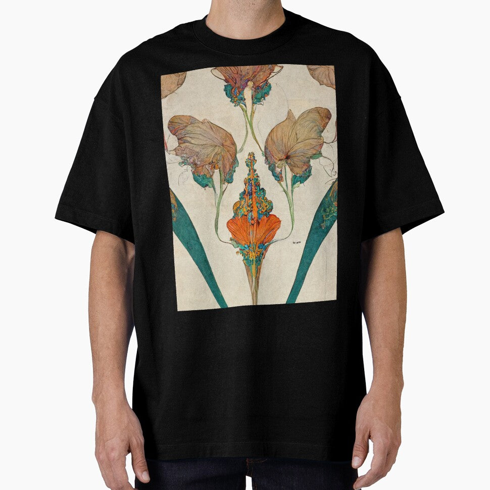 Copy of Exotic Nature, Botanical ethereal floral kaleidoscope Pattern by B-outfiters