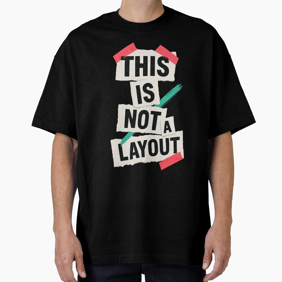 THIS IS NOT A LAYOUT — Torn-Paper Anti-Design by Elias Kamstra