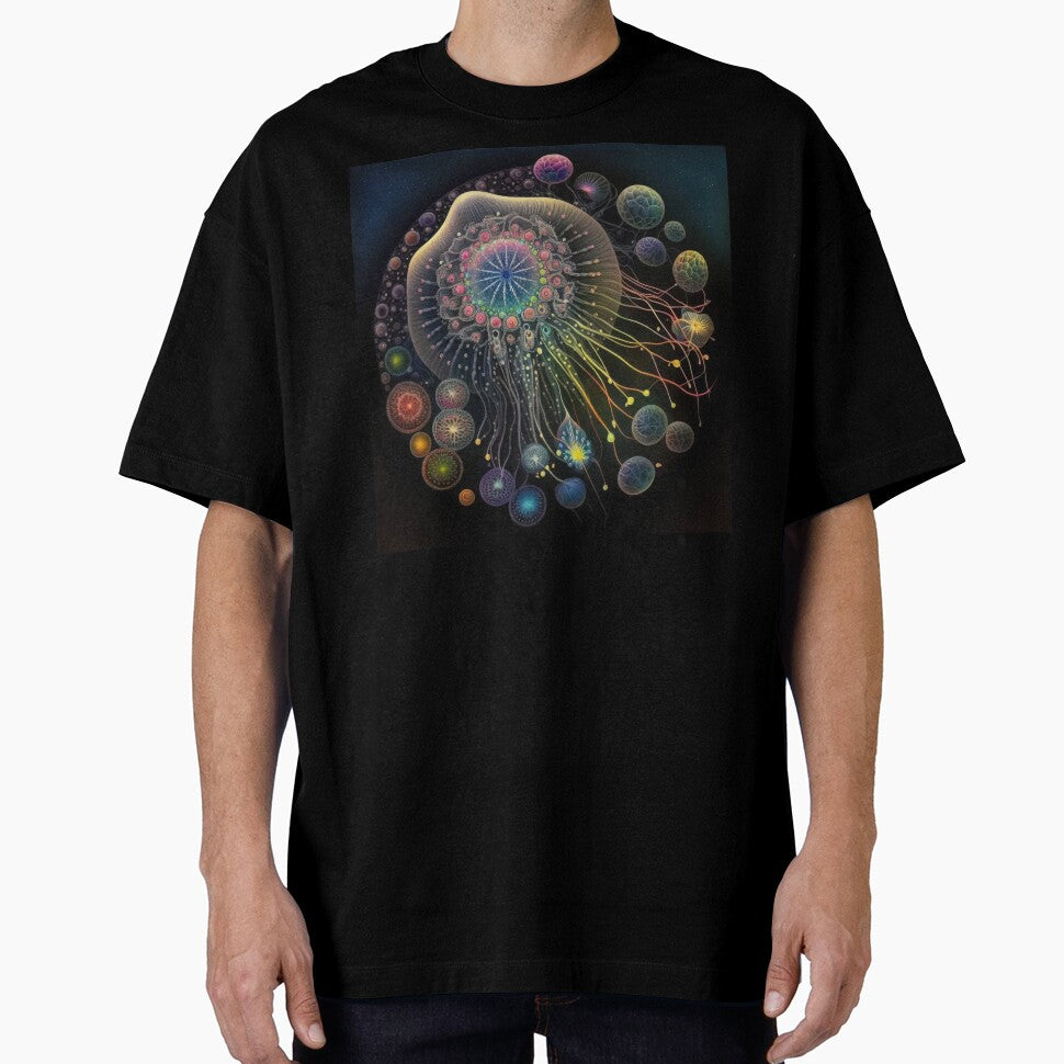 Jellyfish with Bubbles by ImaginationbyAI
