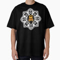 Bumblebee Mandala Flower - Endangered Species - Rusty Patched Bumblebee by Caitlin Cahill