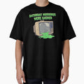 Retro Static 90s Cartoon Vibes - Saturday Mornings Were Sacred by unthinkabletees