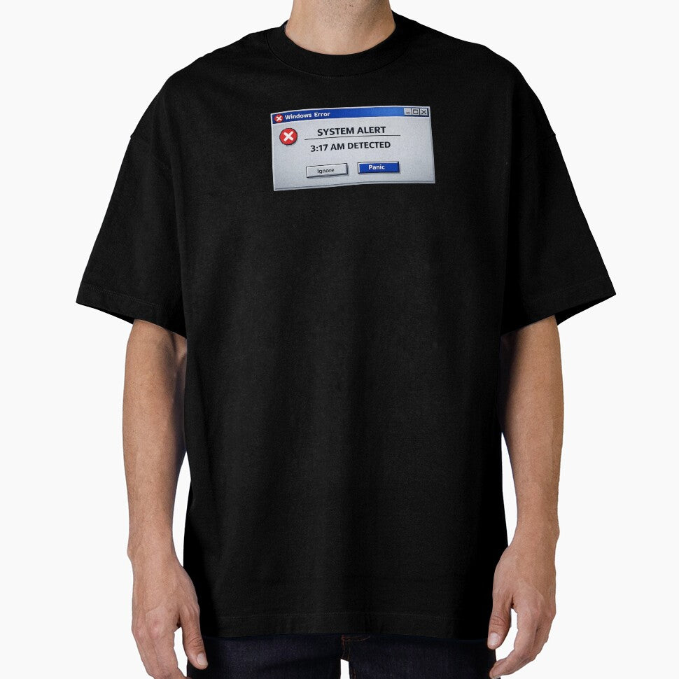 WINDOWS ERROR 3:17 AM — Retro Liminal Tech Sticker by Timeless Junction