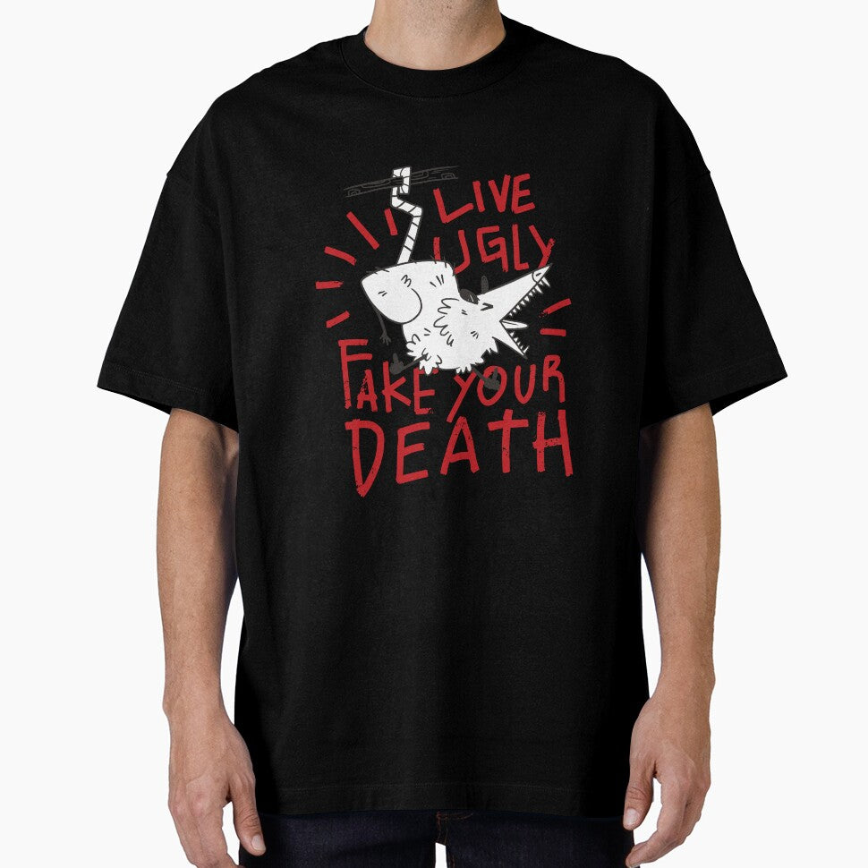 Live Ugly Fake Your Death Funny Possum Meme by Merchking1