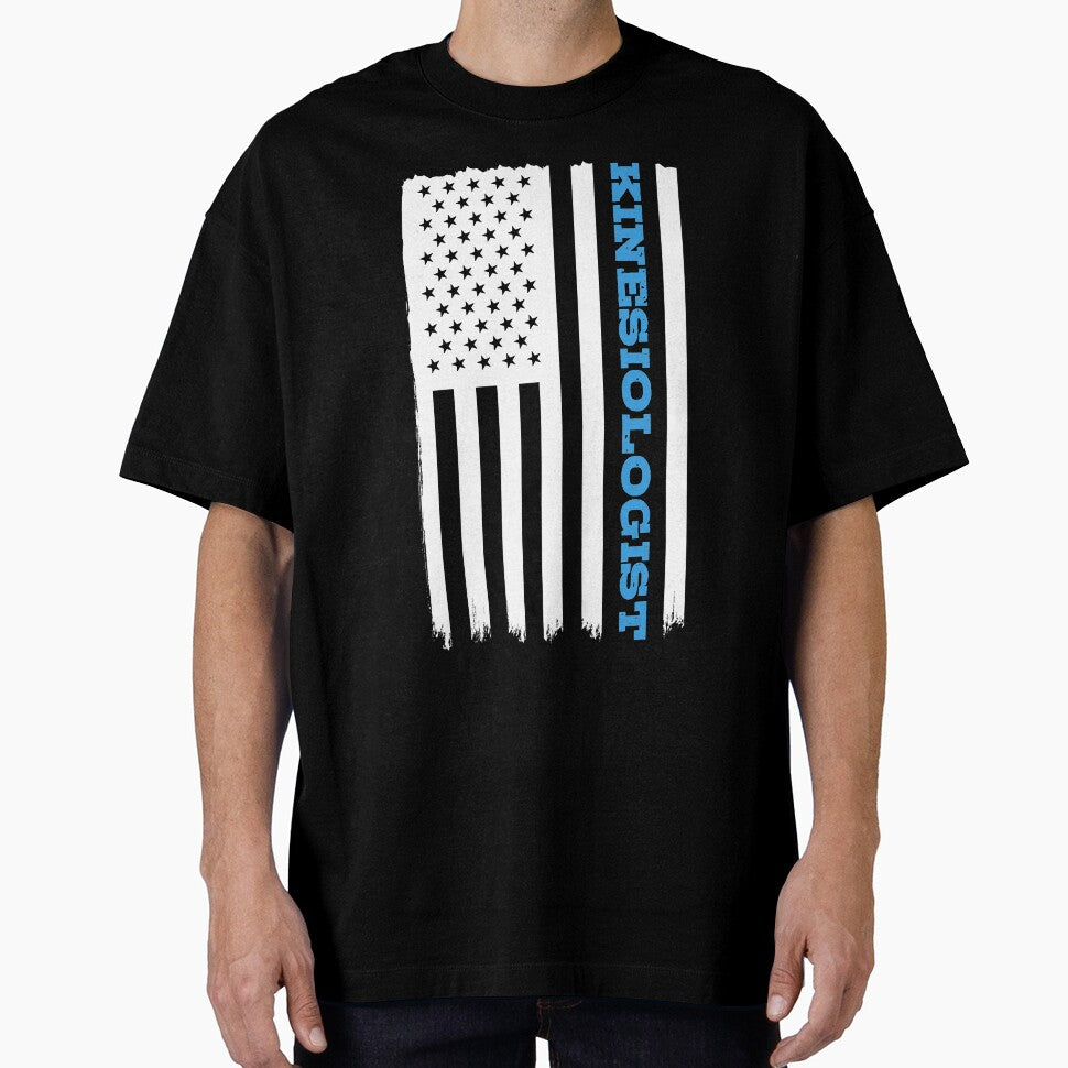 American Flag Kinesiologist USA Physical Therapist by LAWNMOWINGSER