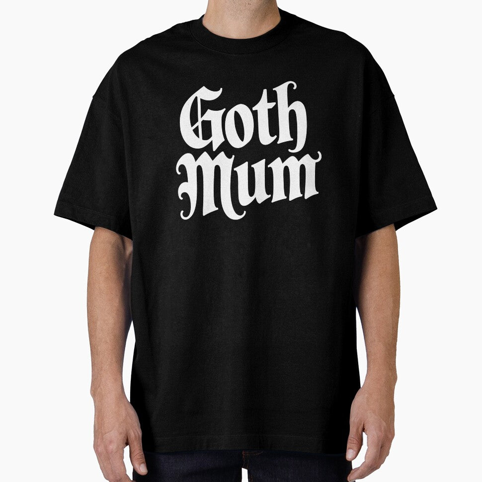 Goth Mum Mothers Day Gift Blackletter Gothic Mum by Say It With Ink