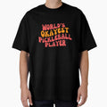 Funny Pickleball Gift WORLD'S OKAYEST PICKLEBALL PLAYER by UneequeDesigns