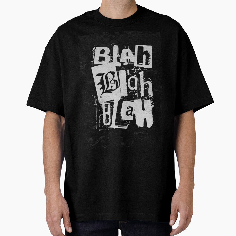 Blah Blah Blah – Ransom Collage Type by Adronia