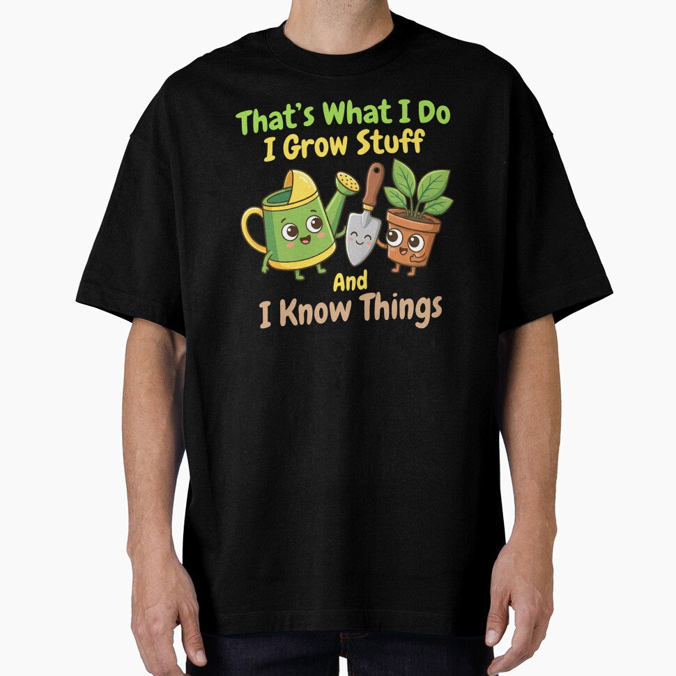 I Grow Stuff Gardening Kawaii Cartoon Plant Lover by chattsuede