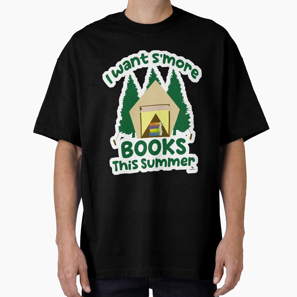 Smore Books Summer Funny Reading Slogan by mytshirtfort
