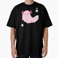 Funny axolotl with bubbles by Mayarart