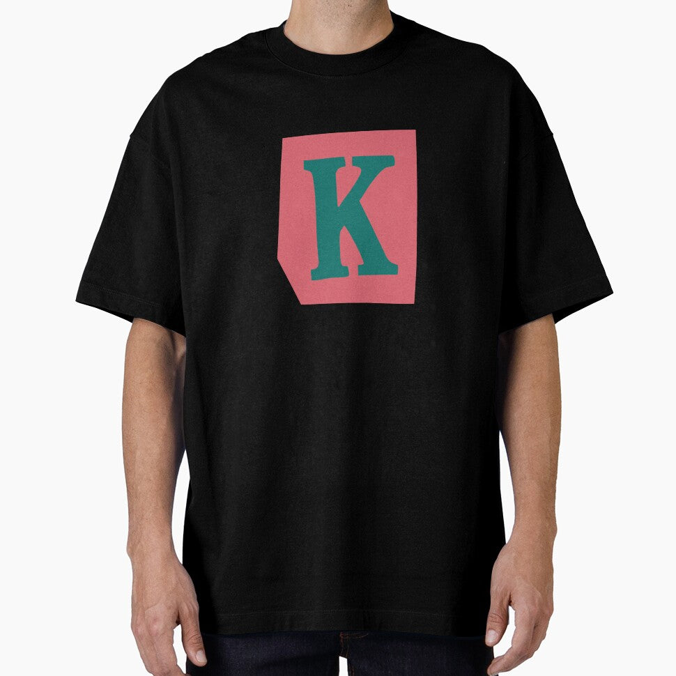Letter K - Colorful Cutout Paper Collage Alphabet Initial by uncoXab