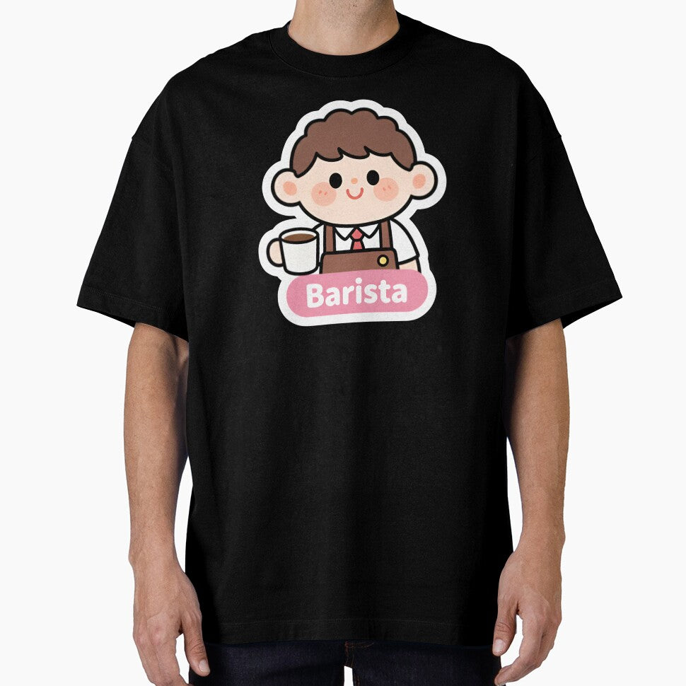 Cute Barista Coffee Shop Character by Bright Vibe Designs