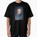 Floating Thoughts – Brain Jellyfish Surreal Art by InkWanderStudio