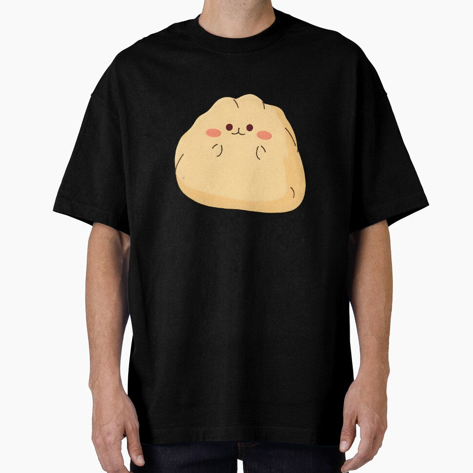 Kawaii Chubby Dumpling Sticker | Cute Blushy Cheeks | Adorable Food Art by OsasChild