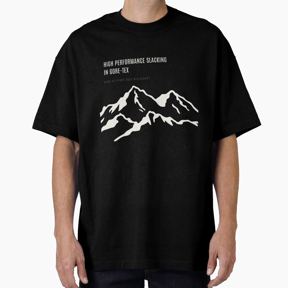 High Performance Slacking In Gore Tex Funny Outdoor Culture Technical Alpine by SlothcoreVibes