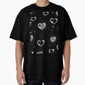 Y2K GOTH BUBBLE HEARTS by DiscoVibes