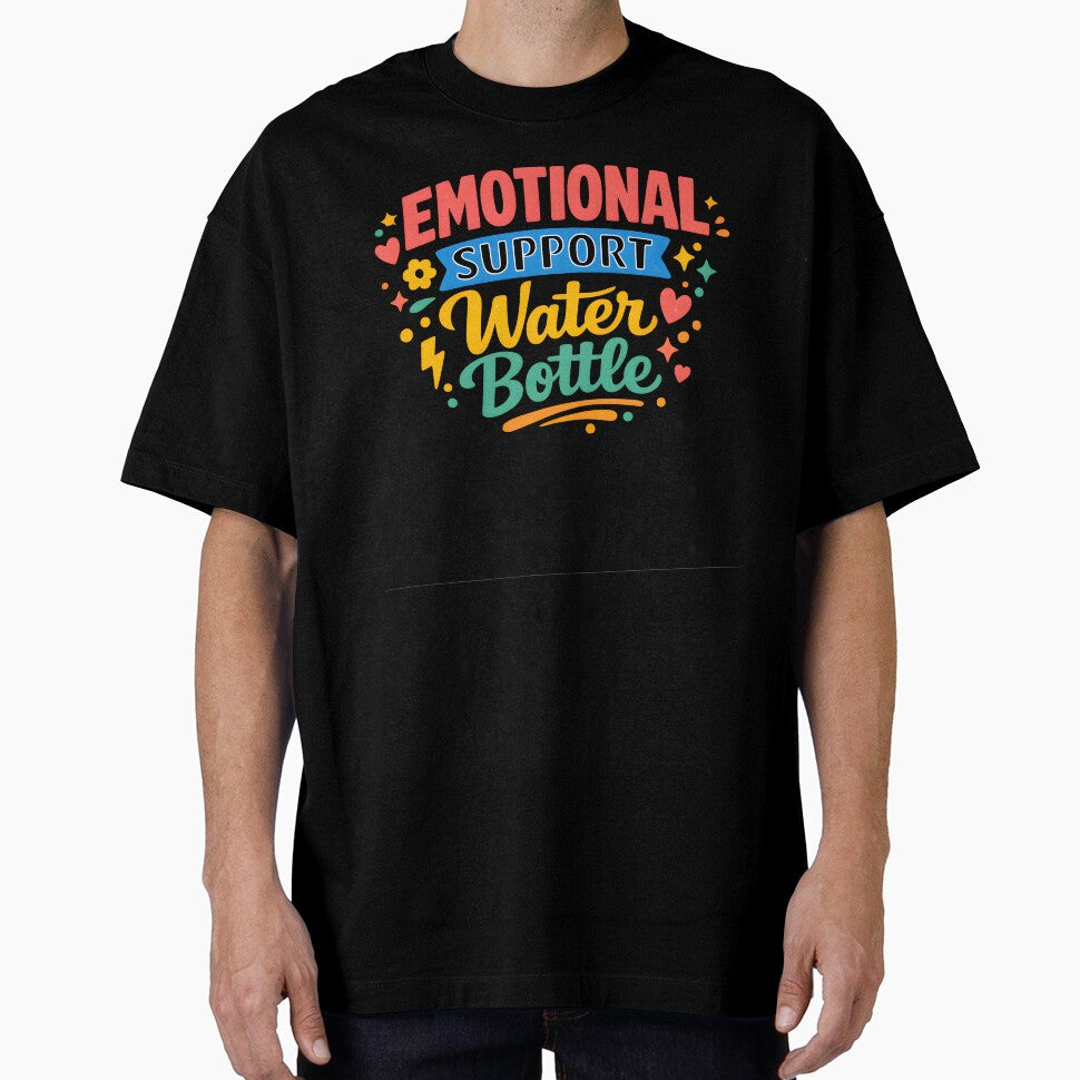 Emotional Support Water Bottle Colorful by Byte-shirt