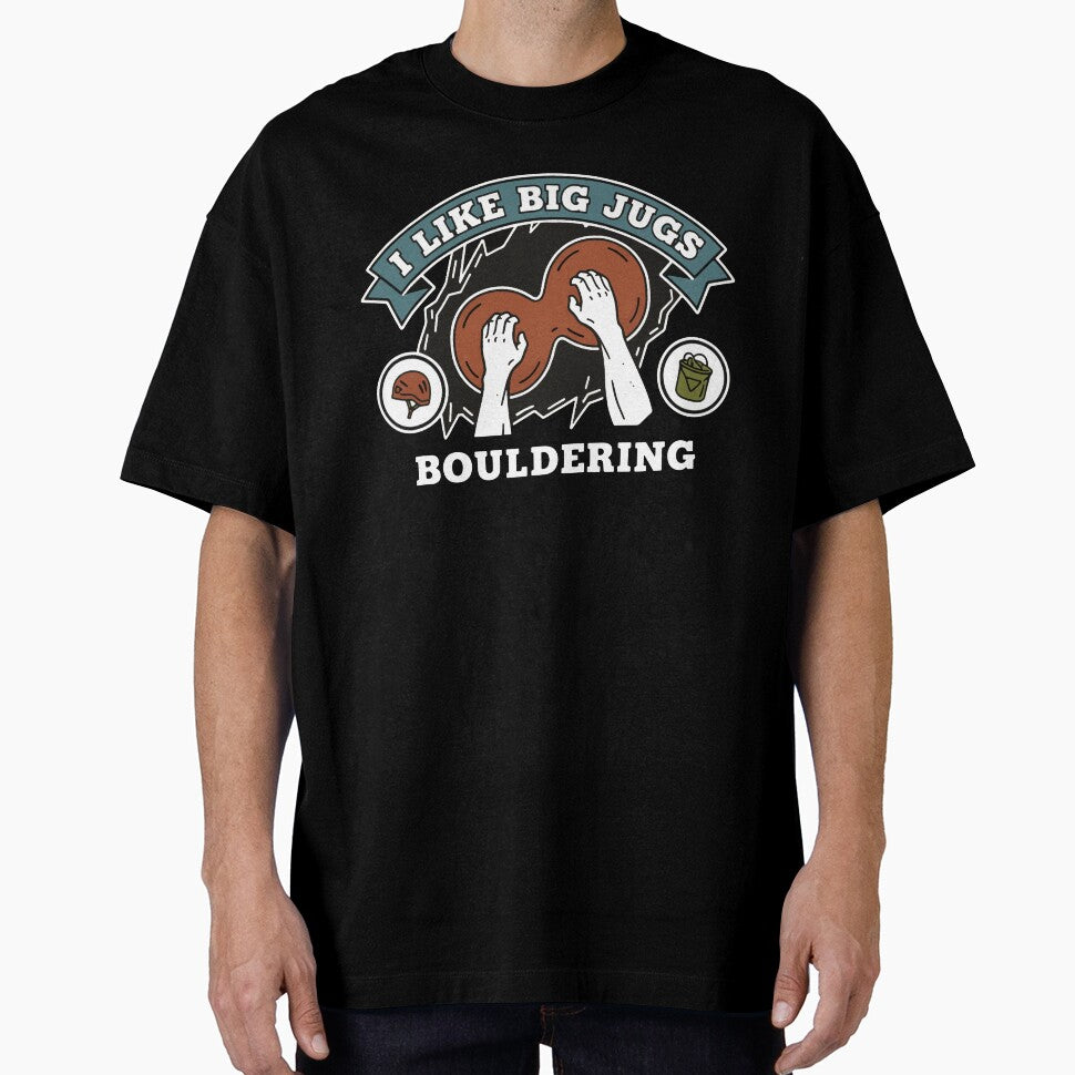 I Like Big Jugs Bouldering Rock Climbing by LuminOrb