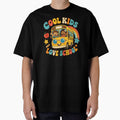 Cool Kids Love School – Cute Retro School Bus Design by NinaCreator