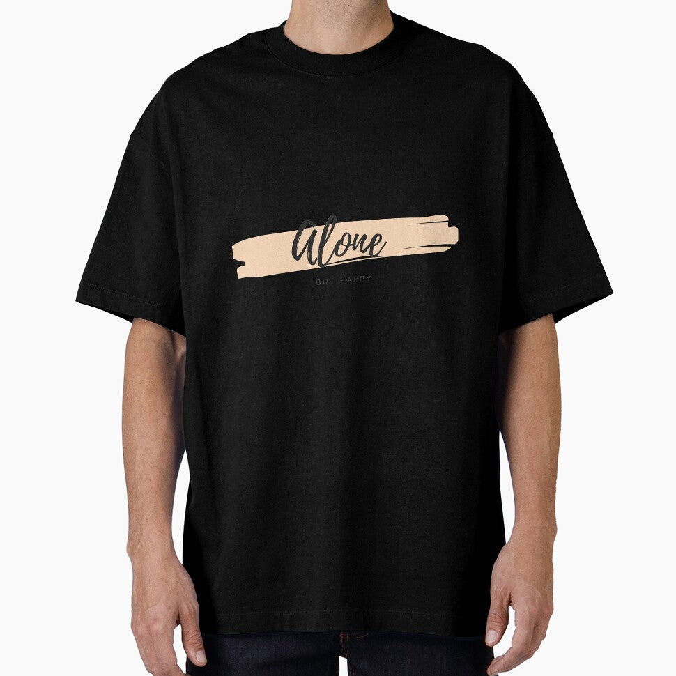 Alone but  happy Classic T-Shirt by Designer-brahim